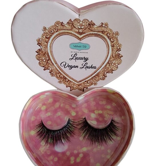 Velvet 59 Luxury Vegan False Eye Lashes Miss Barbie NEW - Picture 2 of 9